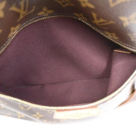 LOUIS VUITTON LV Iena MM Shoulder Bag Monogram Leather Brown M42267 72KB819 - Picture 12 of 16